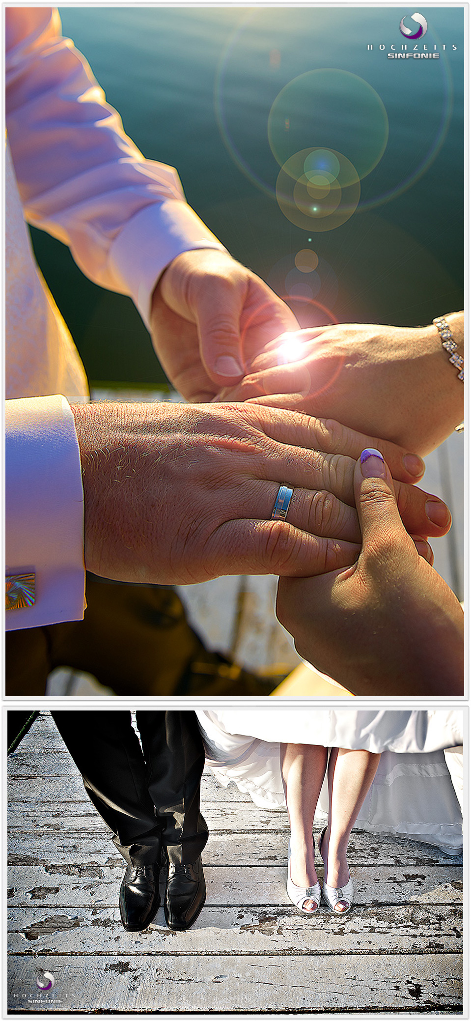 Hromantische Hochzeit auf dem Land